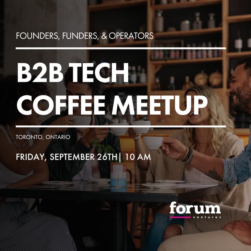 Cover Image for Toronto Coffee Club | B2B Tech Founders & Funders