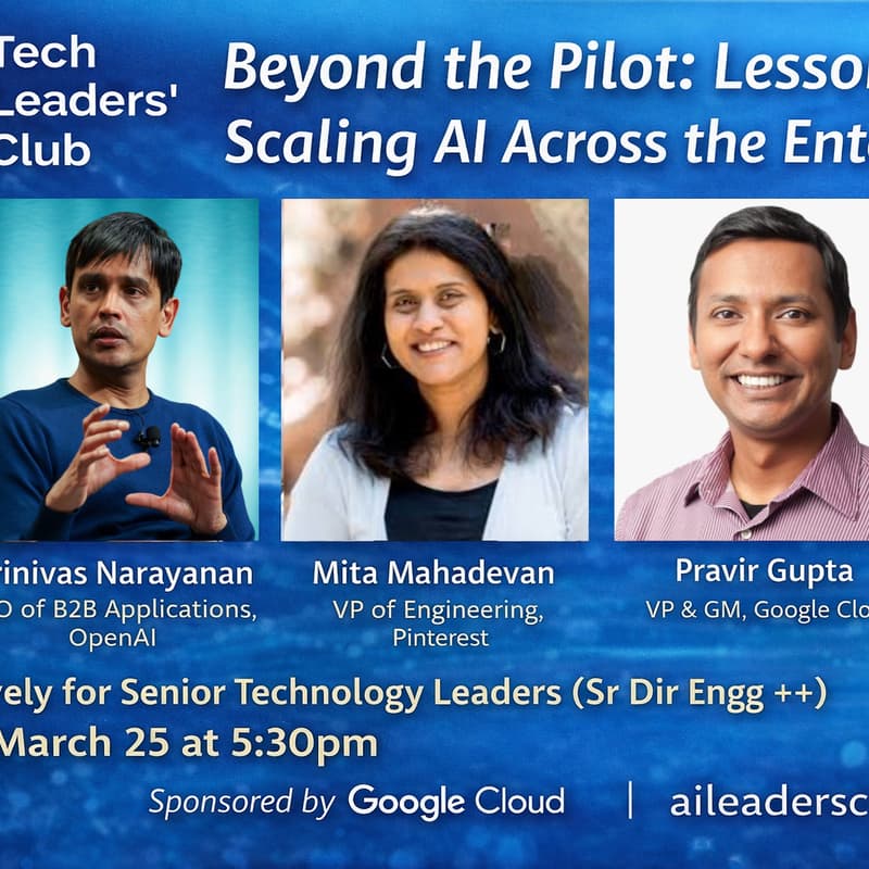 Cover Image for AI Tech Leader's Club, Q1 2026