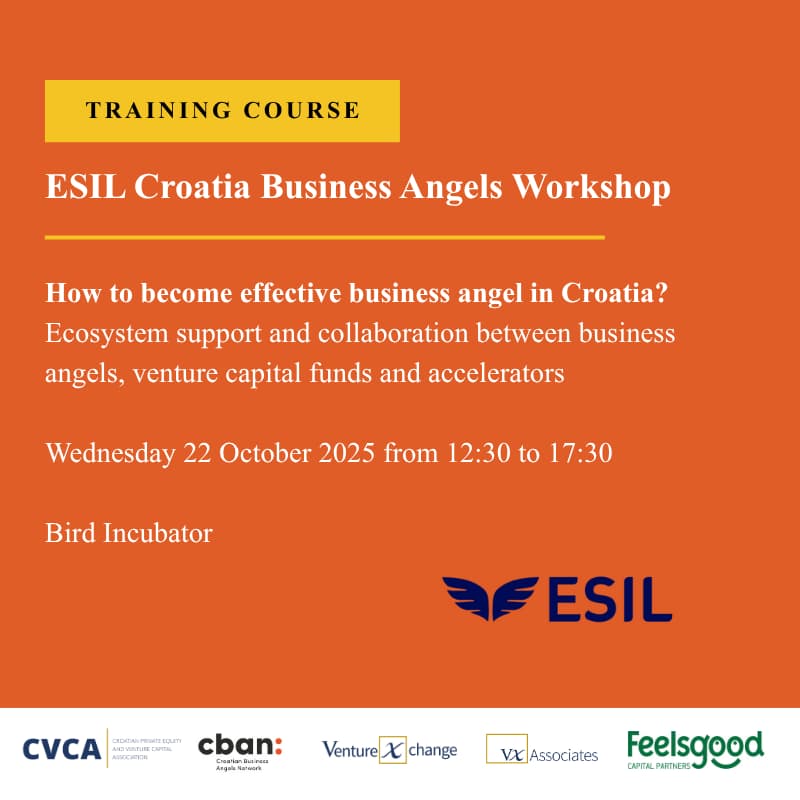 Cover Image for ESIL Croatia Business Angels Workshop