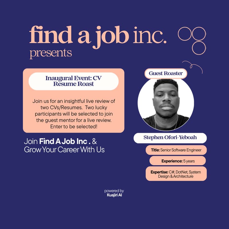 Cover Image for CV/Resume Roast