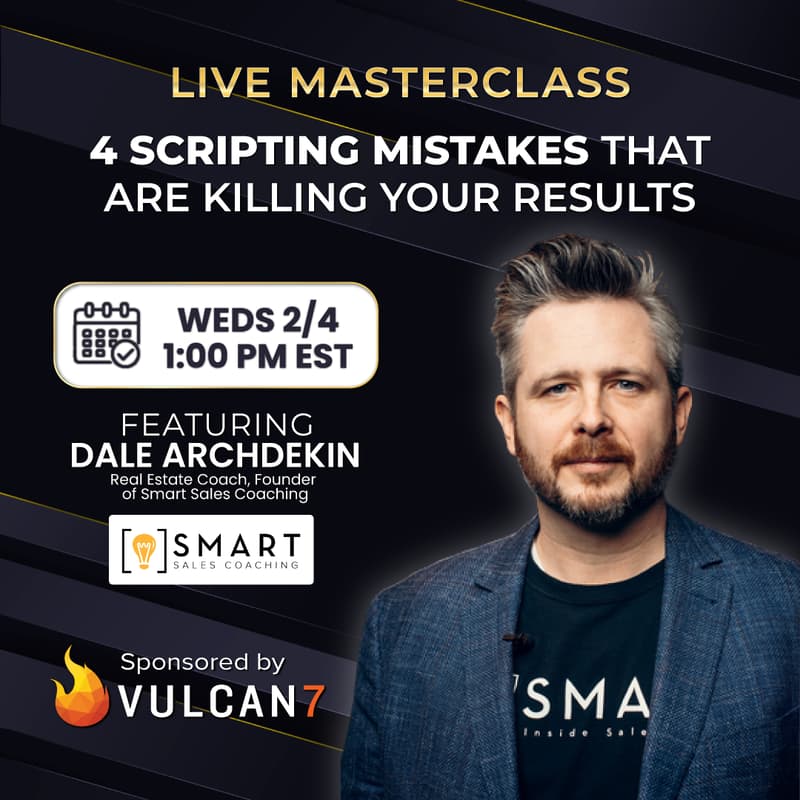 Cover Image for 4 Scripting Mistakes That Are Killing Your Results With Dale Archdekin