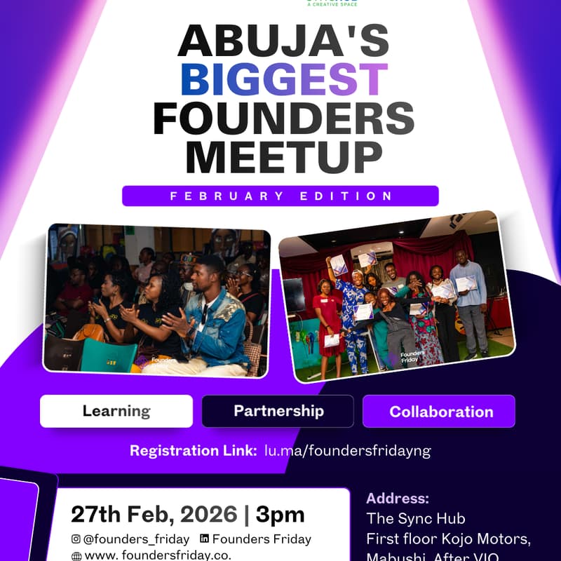 Cover Image for Founders Friday Abuja
