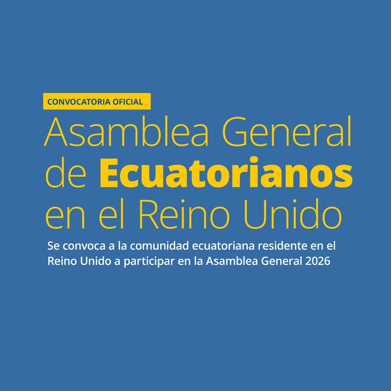 Cover Image for Asamblea General de Ecuatorianos en el Reino Unido