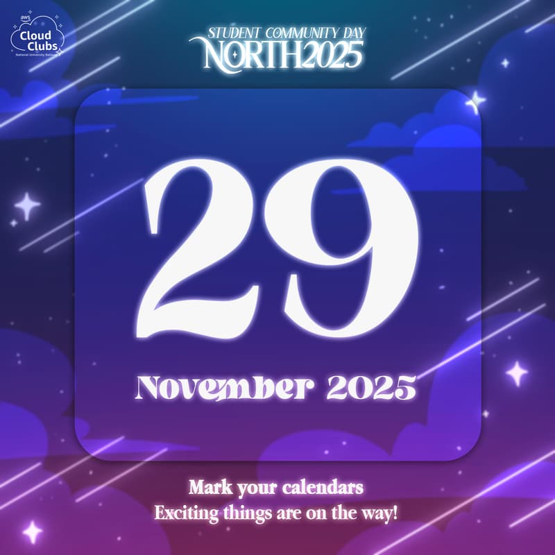 Cover Image for AWS STUDENT COMMUNITY DAY - NORTH 2025 (NU)