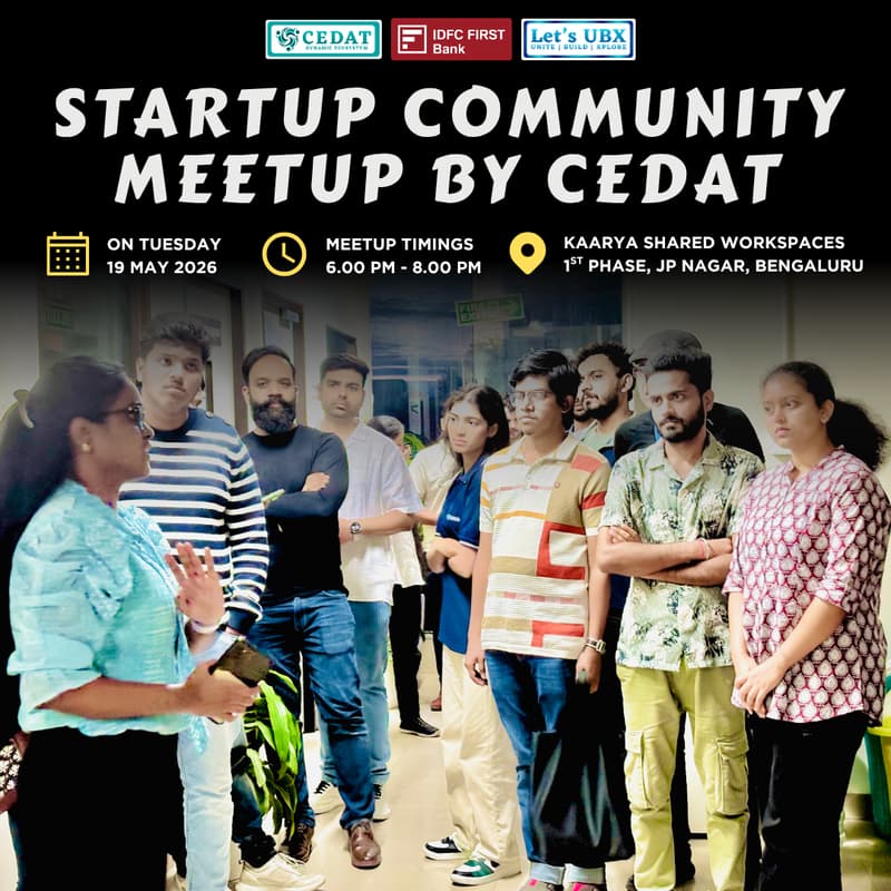 Cover Image for Startup Community Meetup by CEDAT