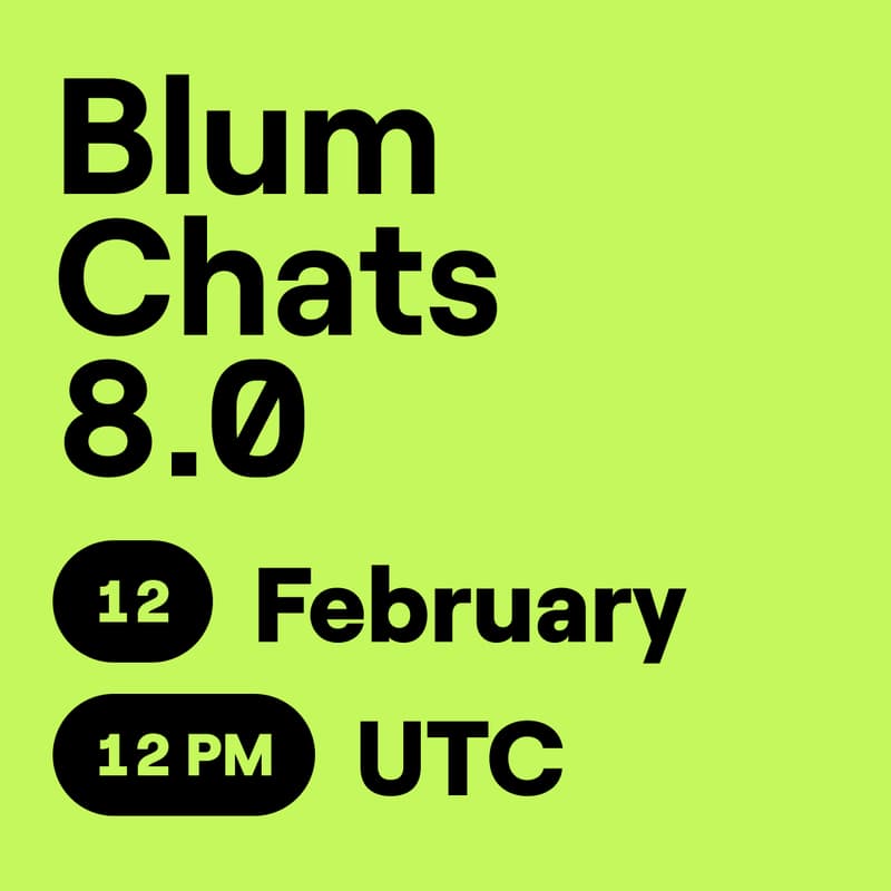 Cover Image for Blum Live Chat 8.0 with Vlad (CMO) and Zaky (Head of APAC)