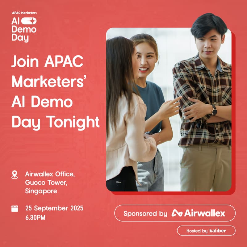 Cover Image for APAC Marketers AI Demo Day 🤖