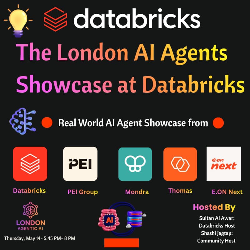 Cover Image for The London AI Agents Showcase at Databricks