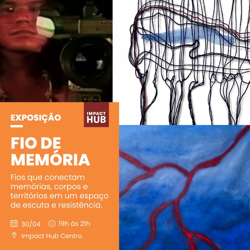 Imagem de capa de Abertura Exposição "Fios de Memória" com Cine Debate.