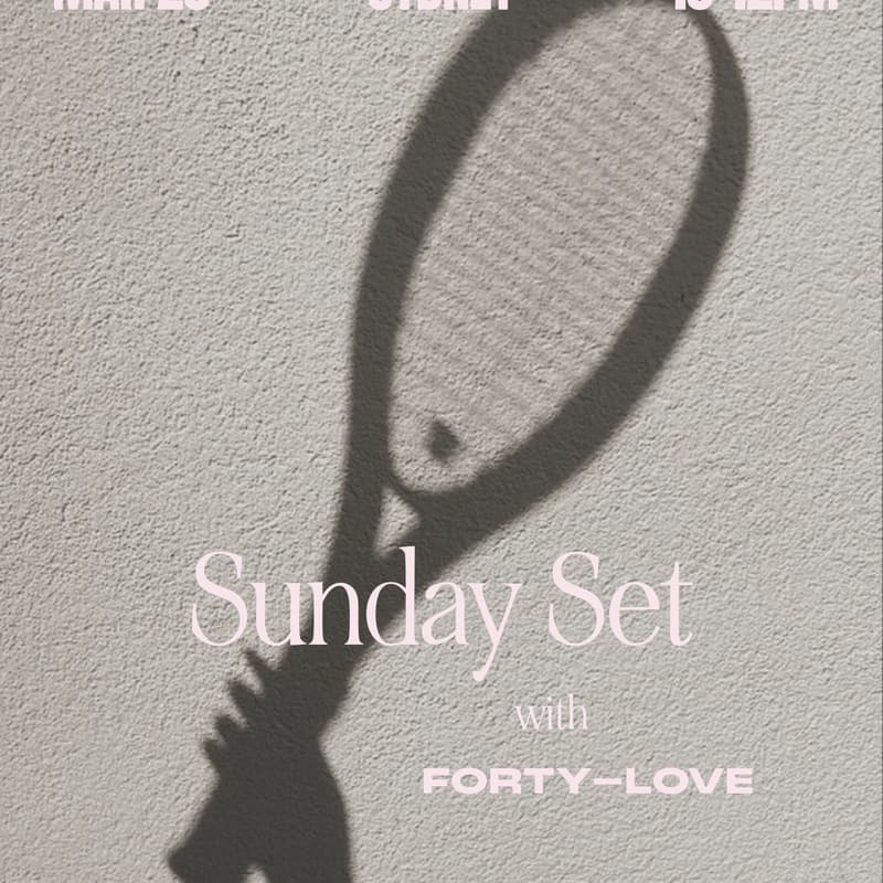 Cover Image for Sunday Set with Forty-Love