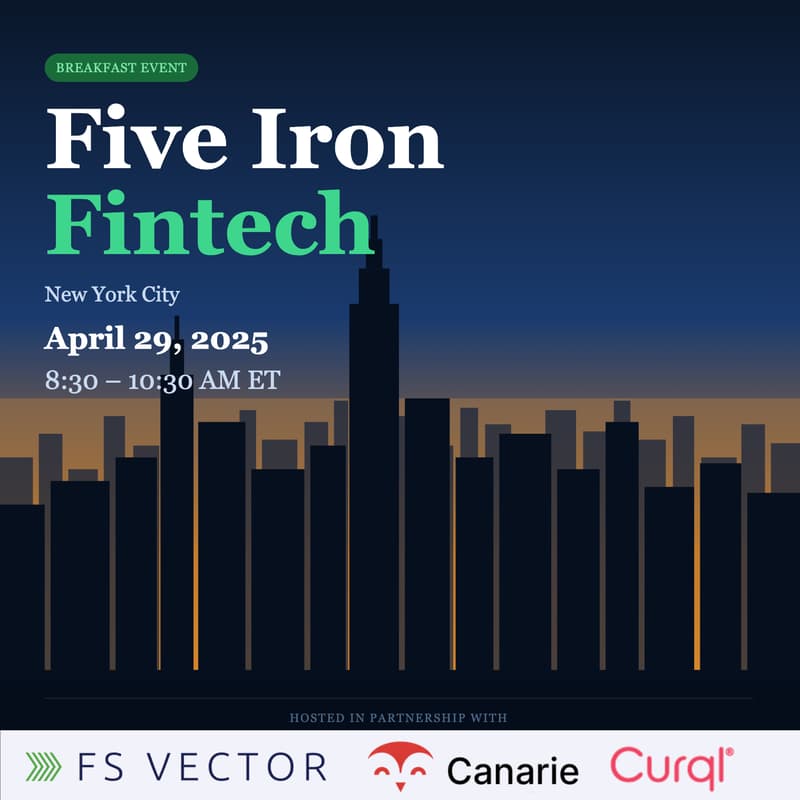 Cover Image for Five Iron Fintech by Canarie, FS Vector, and Curql
