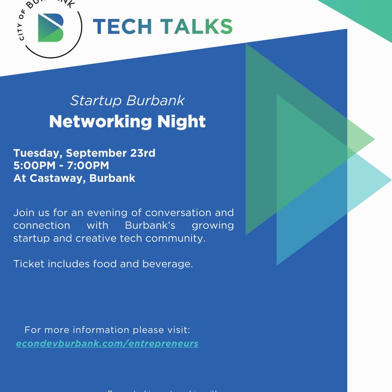 Cover Image for Startup Burbank Networking Night