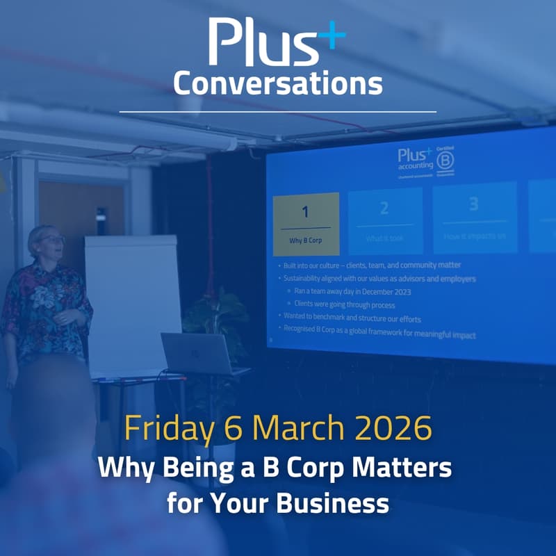 Cover Image for Plus Conversations: Why Being a B Corp Matters for Your Business