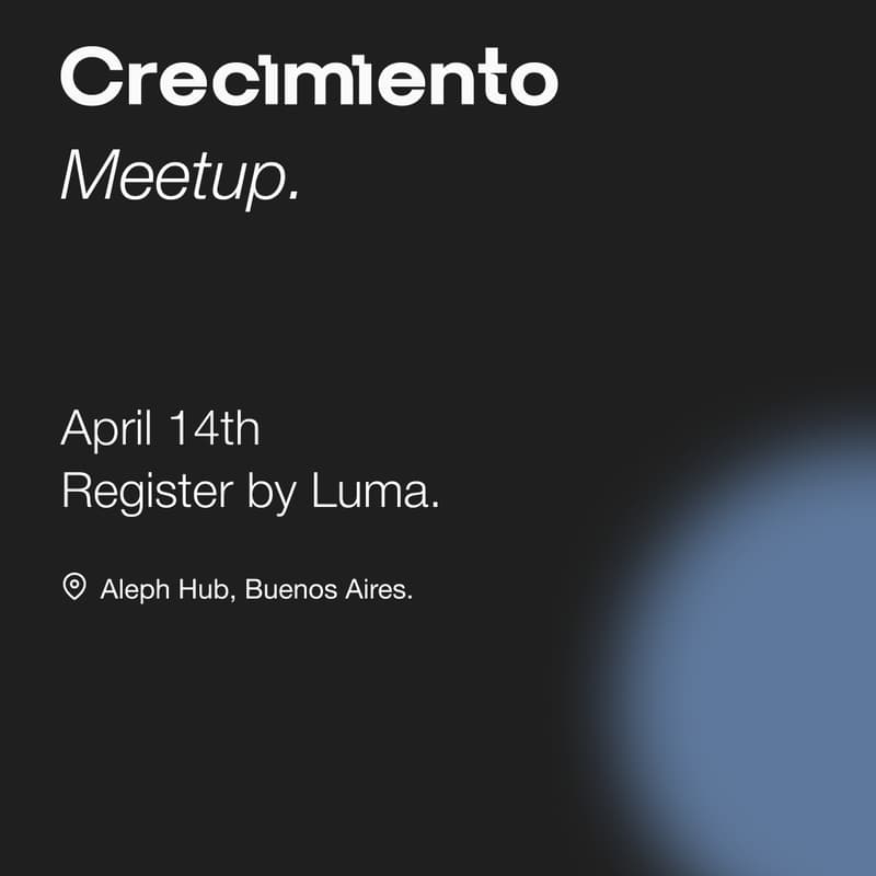 Cover Image for Crecimiento Meetup