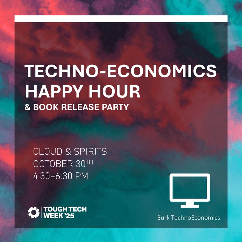 Cover Image for Techno-Economics Happy Hour & Book Release Party