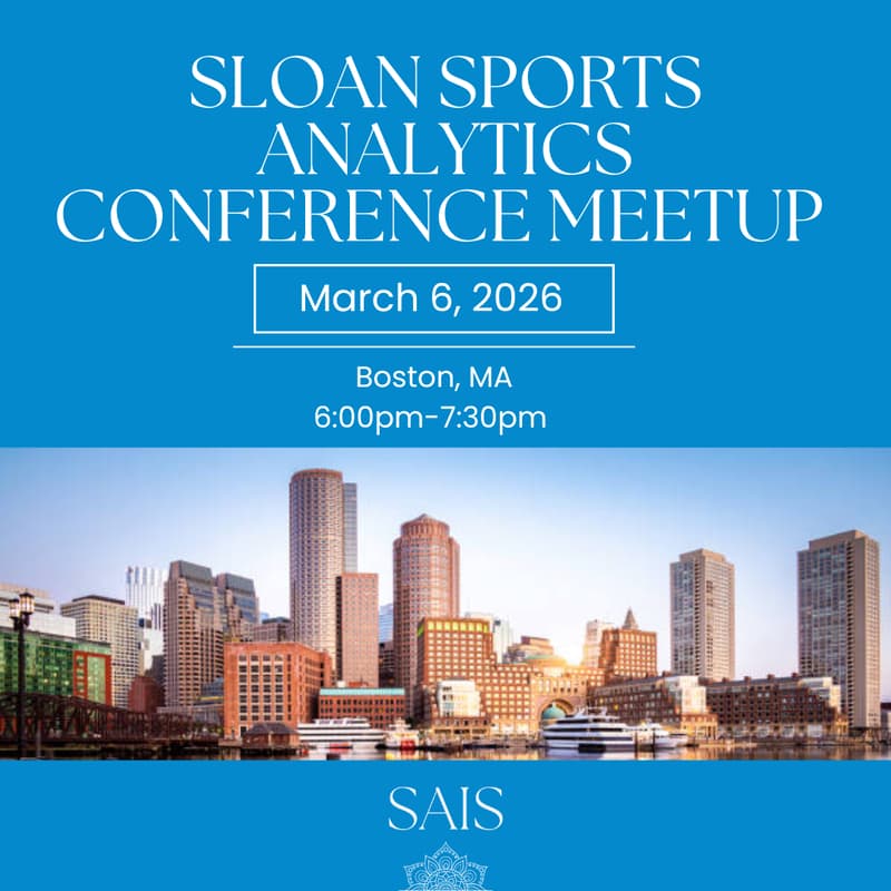 Cover Image for South Asians in Sports - Sloan Sports Analytics Conference Meet Up