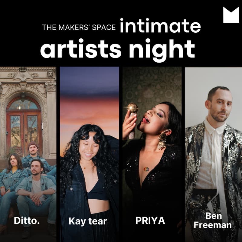 Cover Image for Makers Ensemble Presents: An Intimate Artist Night
