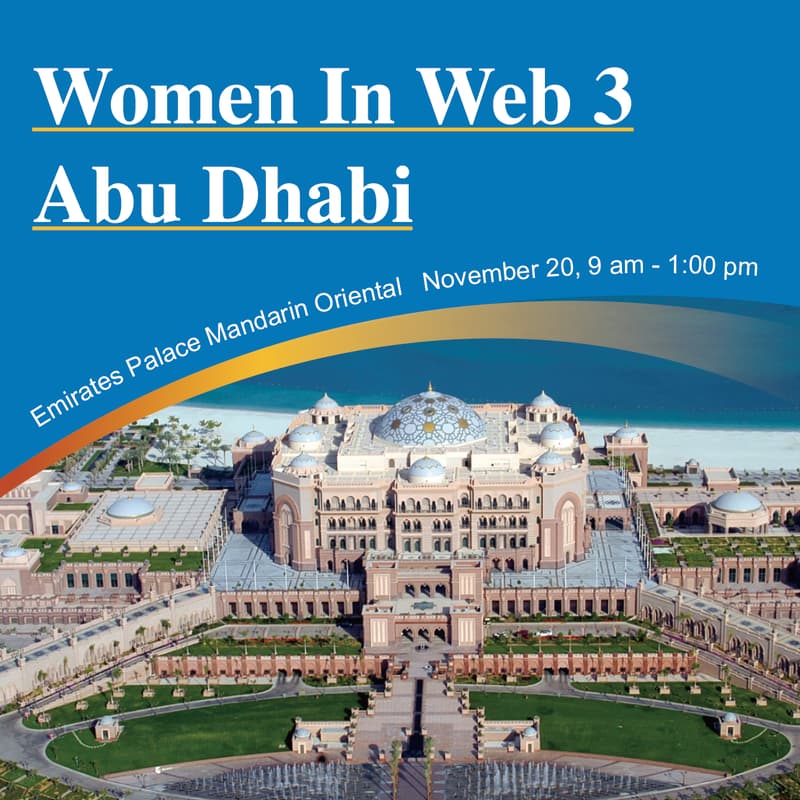 Cover Image for Women In Web 3 Abu Dhabi