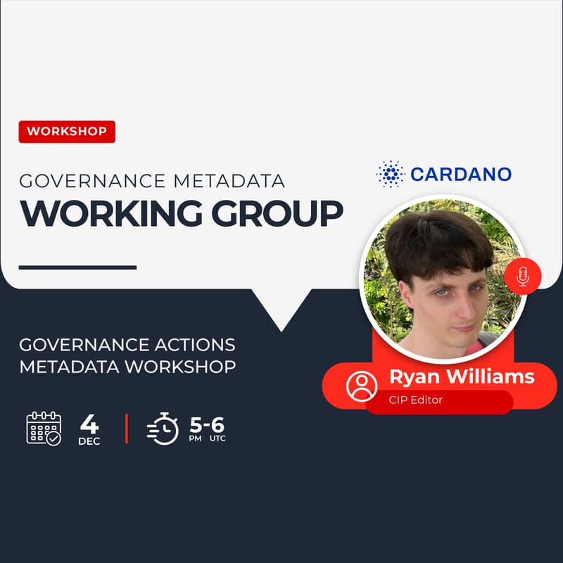 Cover Image for Governance Metadata Working Group