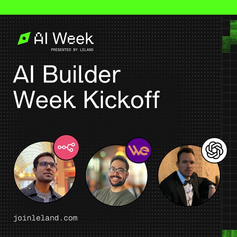 Cover Image for How to Become AI Native: AI Builder Week Kickoff
