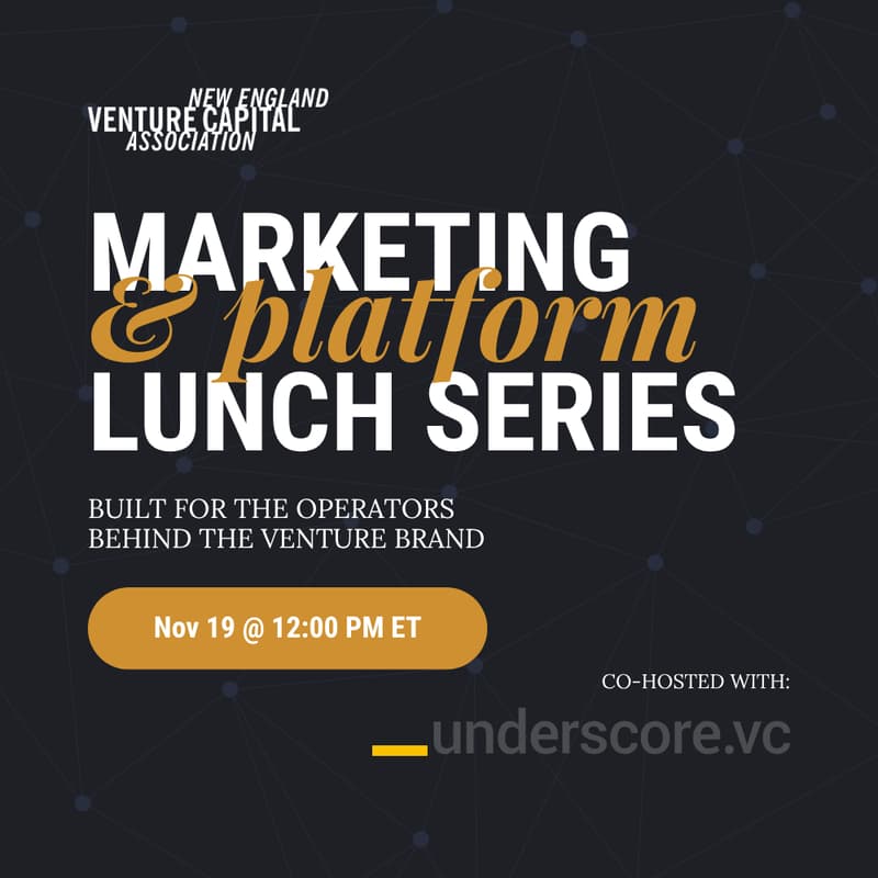 Cover Image for The VC Platform & Marketing Lunch Series