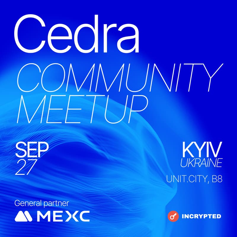 Cover Image for Cedra community meetup