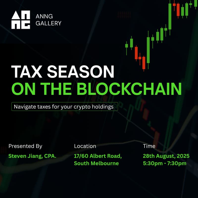 Cover Image for Taxes Onchain - 28th August | Melbourne