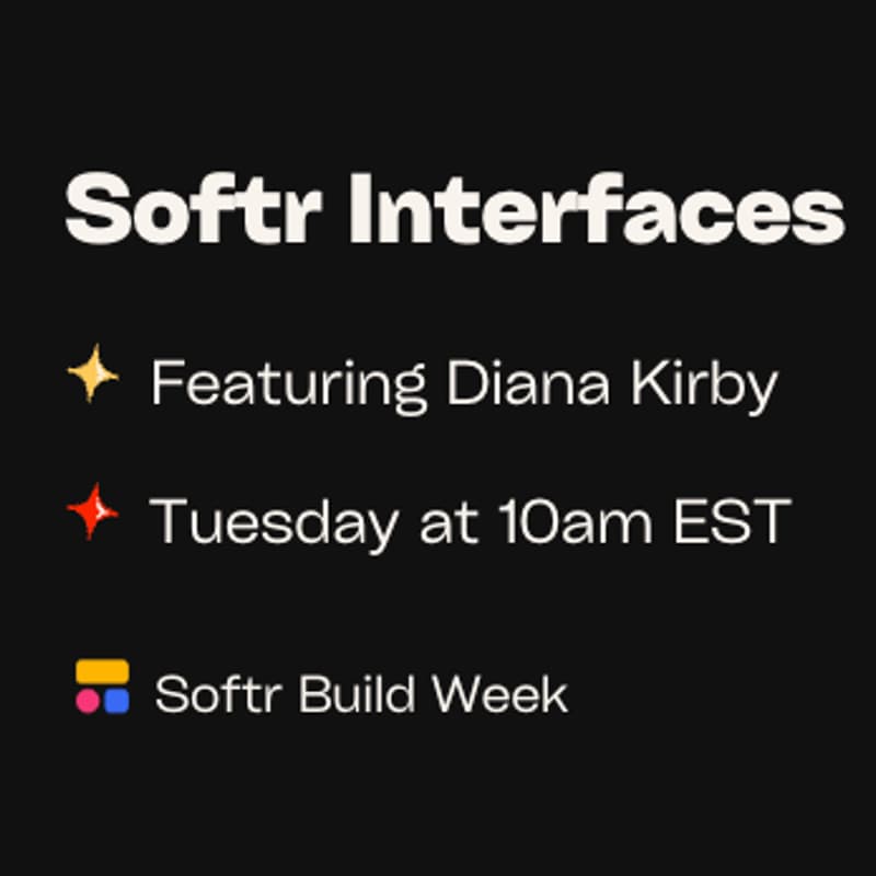 Cover Image for Softr Interfaces Live Training | Softr Build Week ⚡️