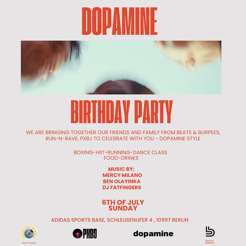 Cover Image for Dopamine birthday party - Sunday July 6
