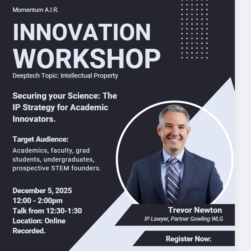 Cover Image for Securing your Science - IP Webinar