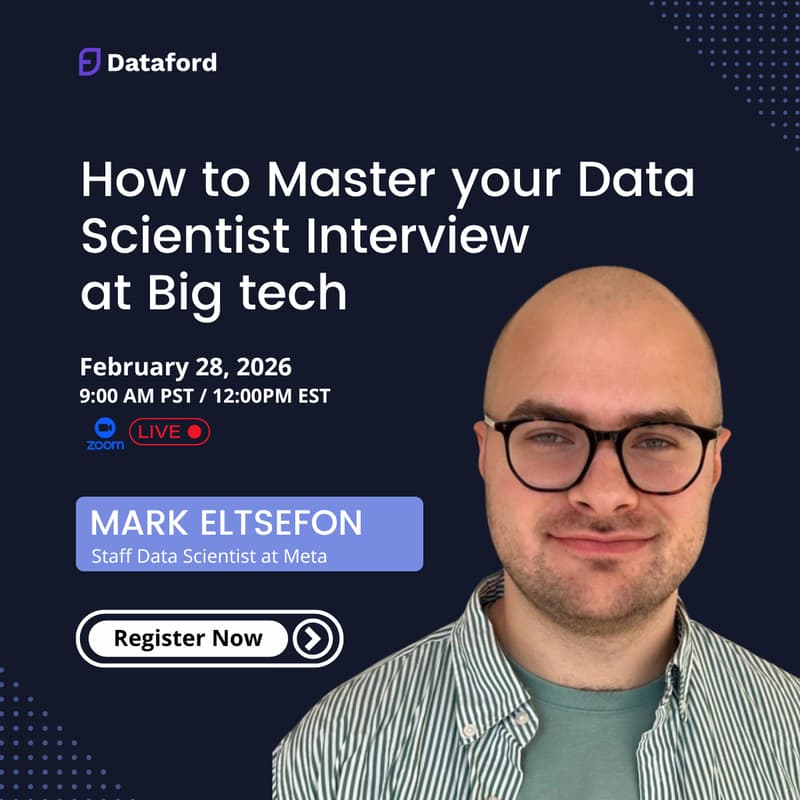 Cover Image for How to Master your Data Scientist Interview at Big tech