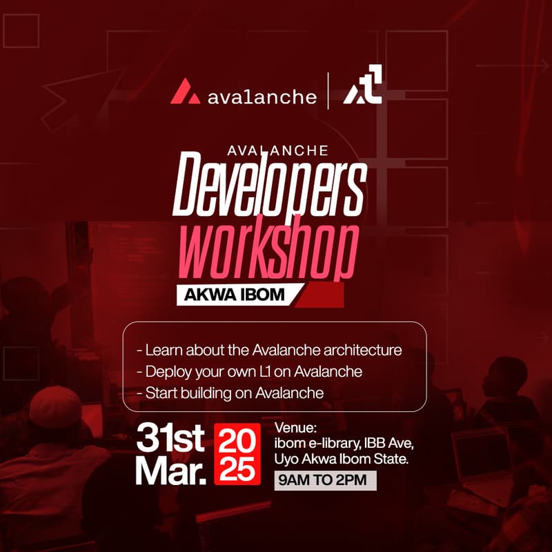 Cover Image for Avalanche Developers Workshop, Akwa Ibom.