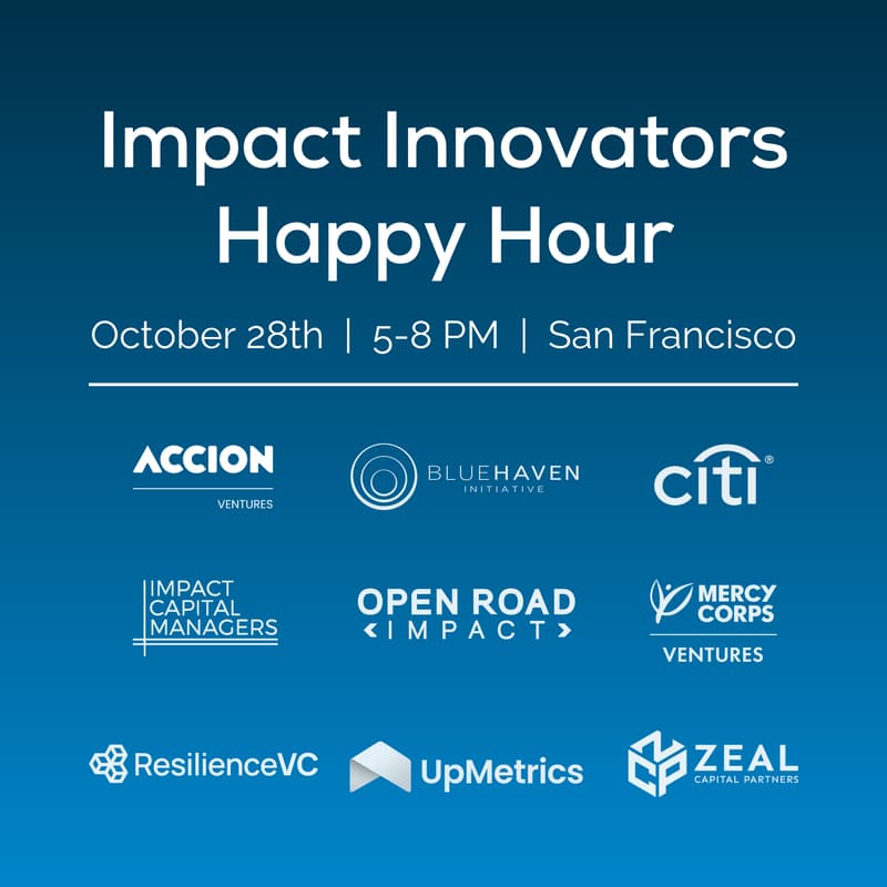 Cover Image for SOCAP 2025 - Impact Innovators Happy Hour