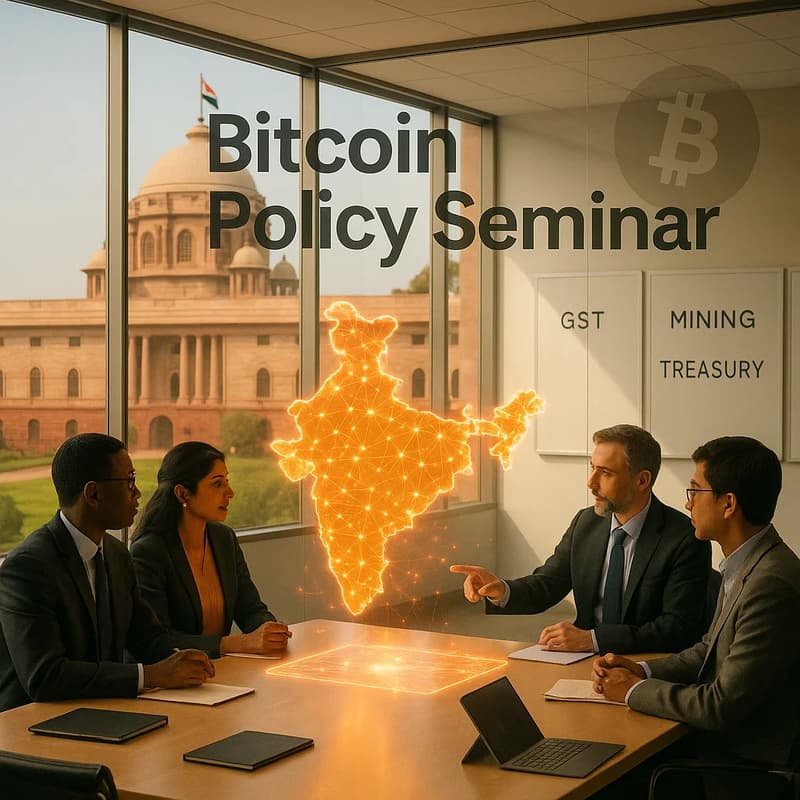 Cover Image for BPI India - Bitcoin Policy Workshop — 31 Oct - 2 Nov (Goa)