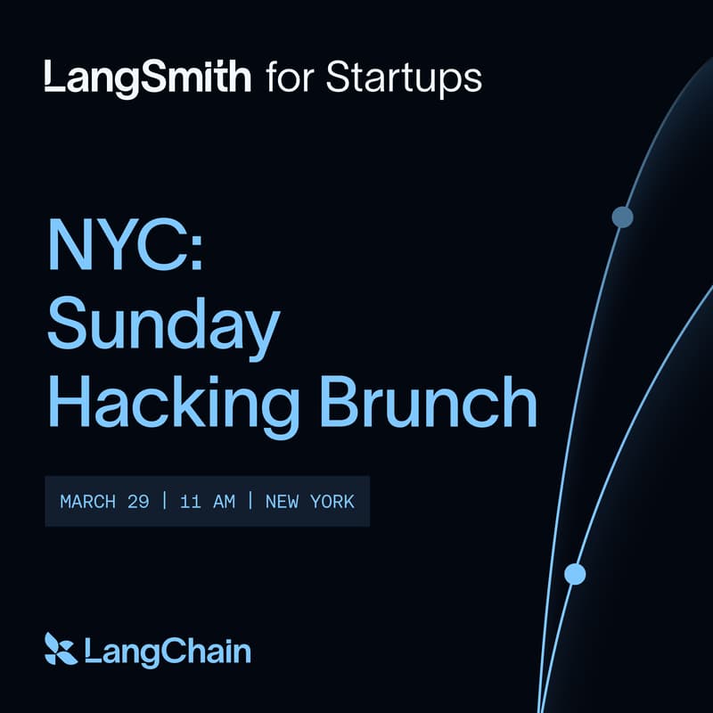 Cover Image for LangSmith for Startups Presents: Sunday Hacking Brunch (New York)