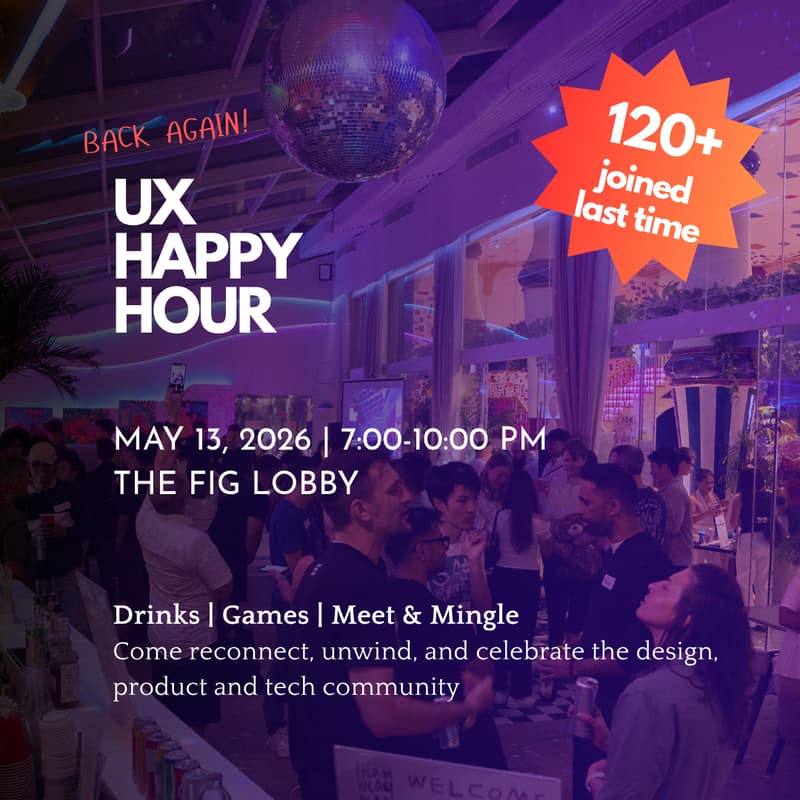 Cover Image for UX Happy Hour Bangkok - May 2026 Edition