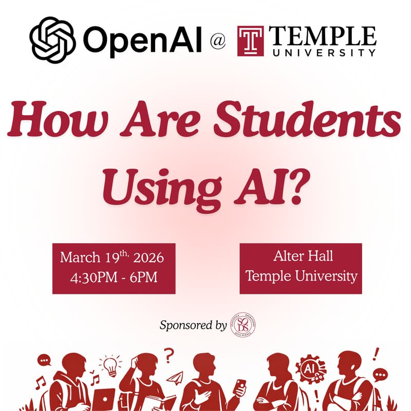 Cover Image for OpenAI@Temple: How Are Students Using Ai?