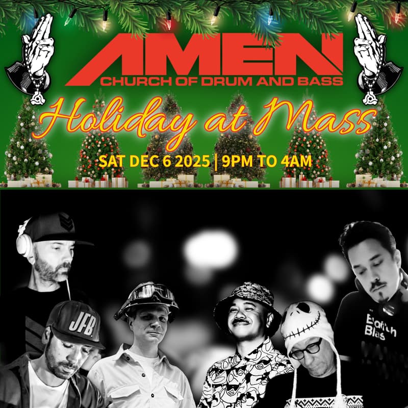 Cover Image for Church of Drum and Bass presents: Annual Holiday Party + Recombinant Afterparty