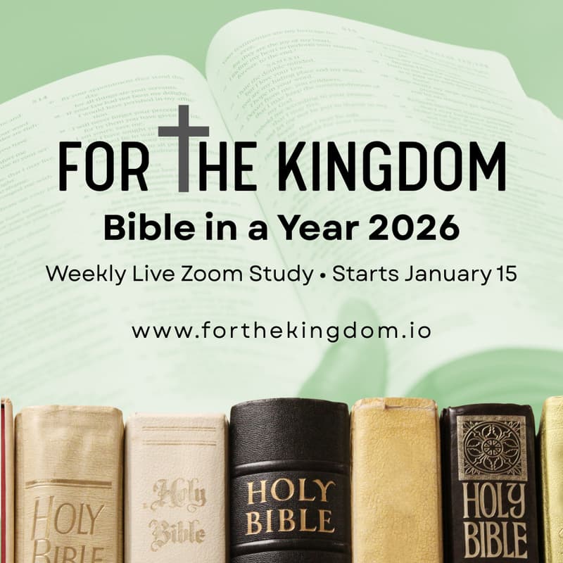 Cover Image for 2026 Bible in a Year: Weekly Zoom Study