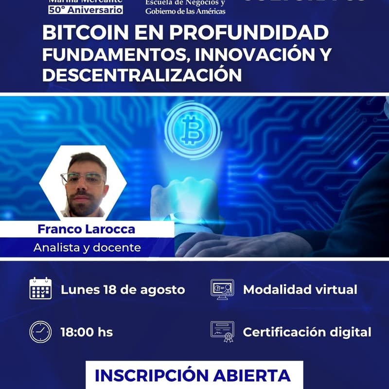 Cover Image for 🖥️ Ciclo de Bitcoin y Blockchain 🚀 - Clase 4