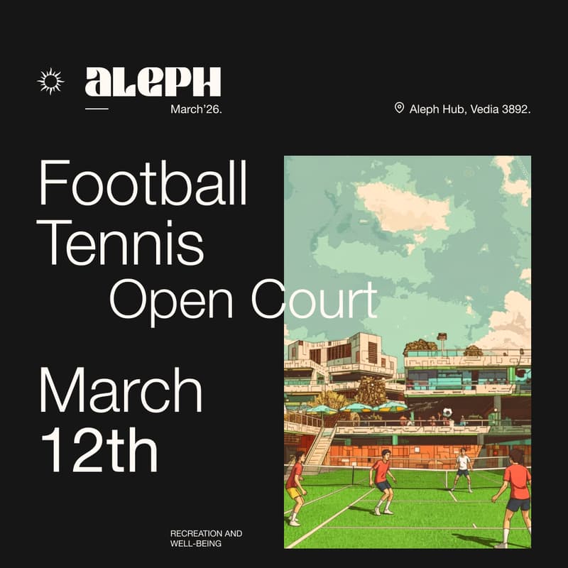 Cover Image for Football Tennis Open Court - Aleph March '26