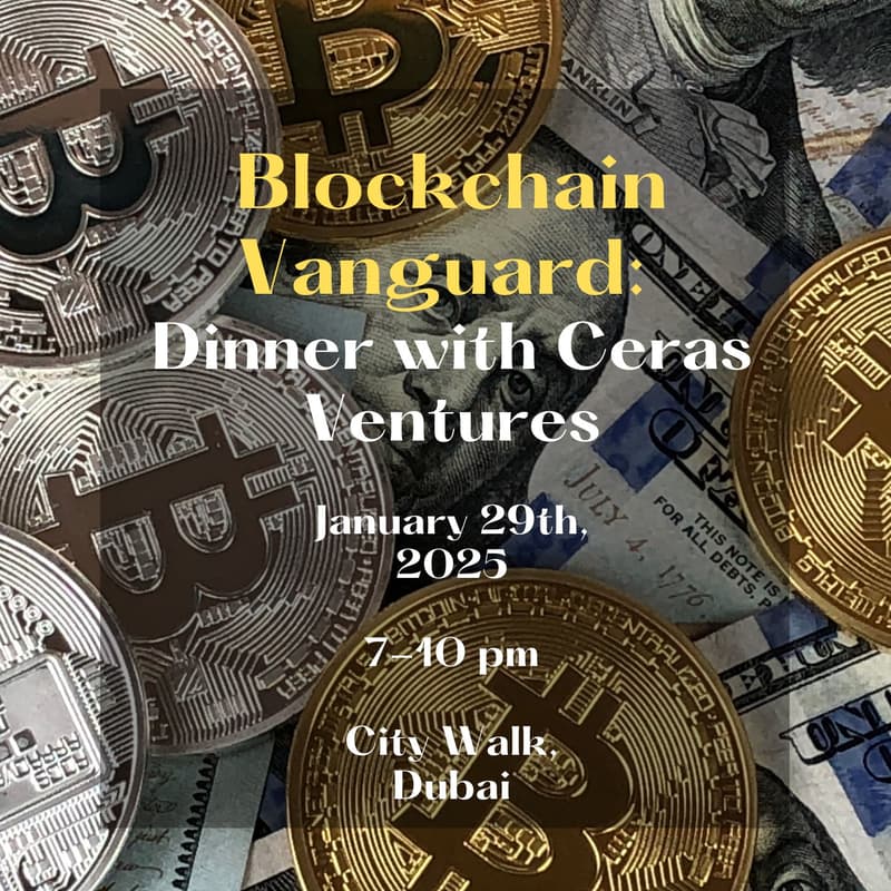 Cover Image for Blockchain Vanguard: Dinner with Sarah Abuagela of Ceras Ventures