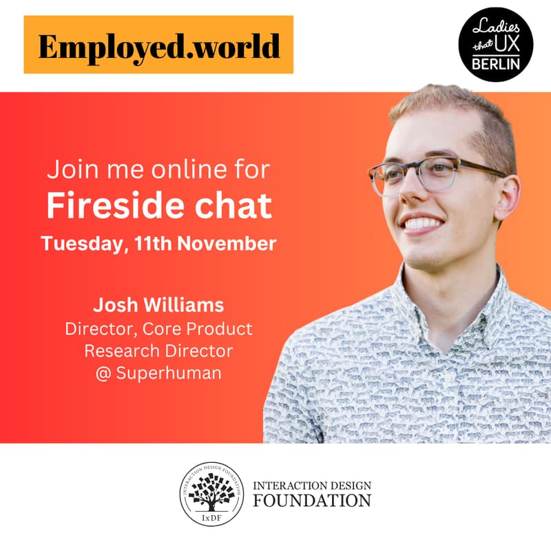Cover Image for Reducing Job market Blindspots: Fireside with Josh Williams