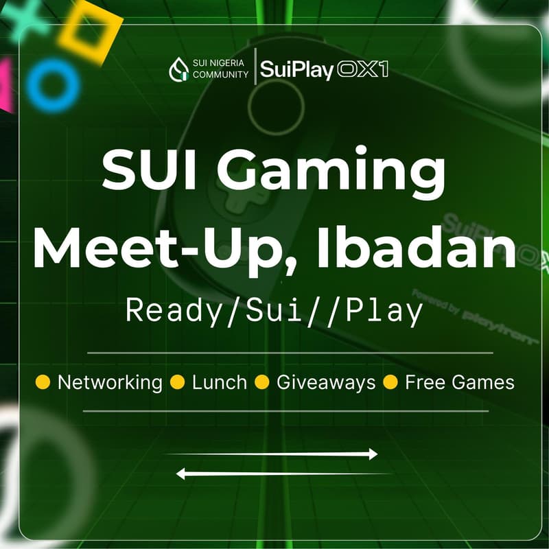 Cover Image for SUI GAMING MEETUP, IBADAN