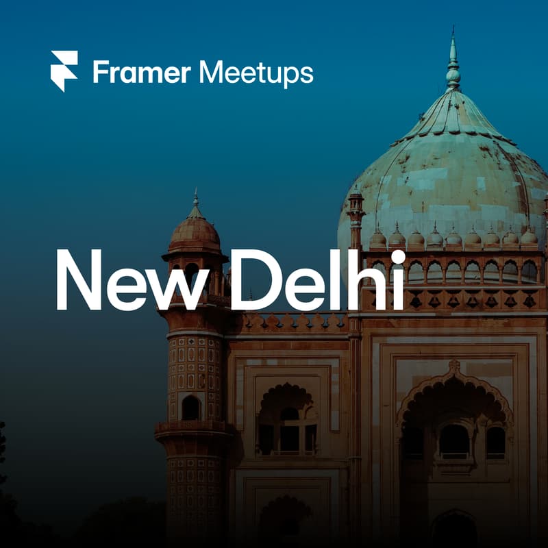 Cover Image for Framer X New Delhi
