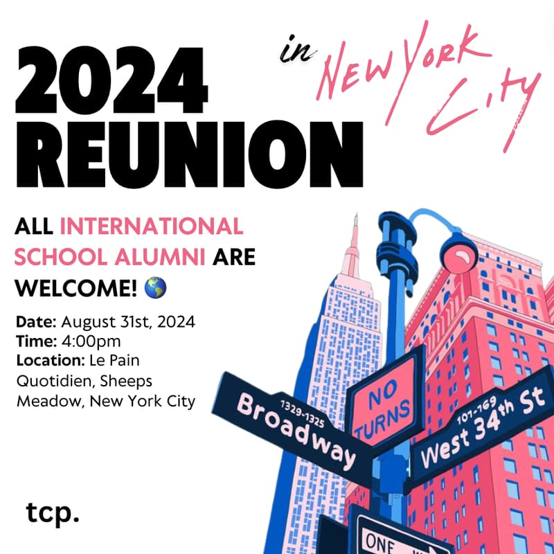 Cover Image for NYC International School Reunion with TCP