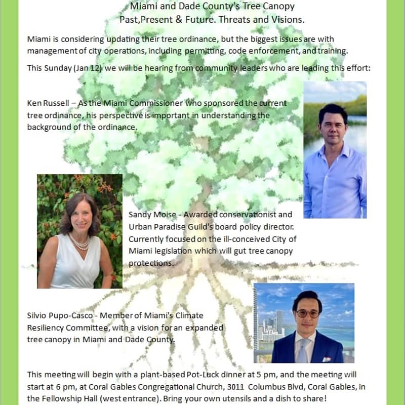 Cover Image for Miami Trees Potluck & Workshop (w Sierra Club)