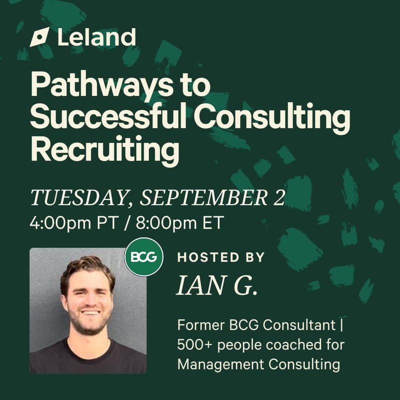 Cover Image for Pathways to Successful Consulting Recruiting