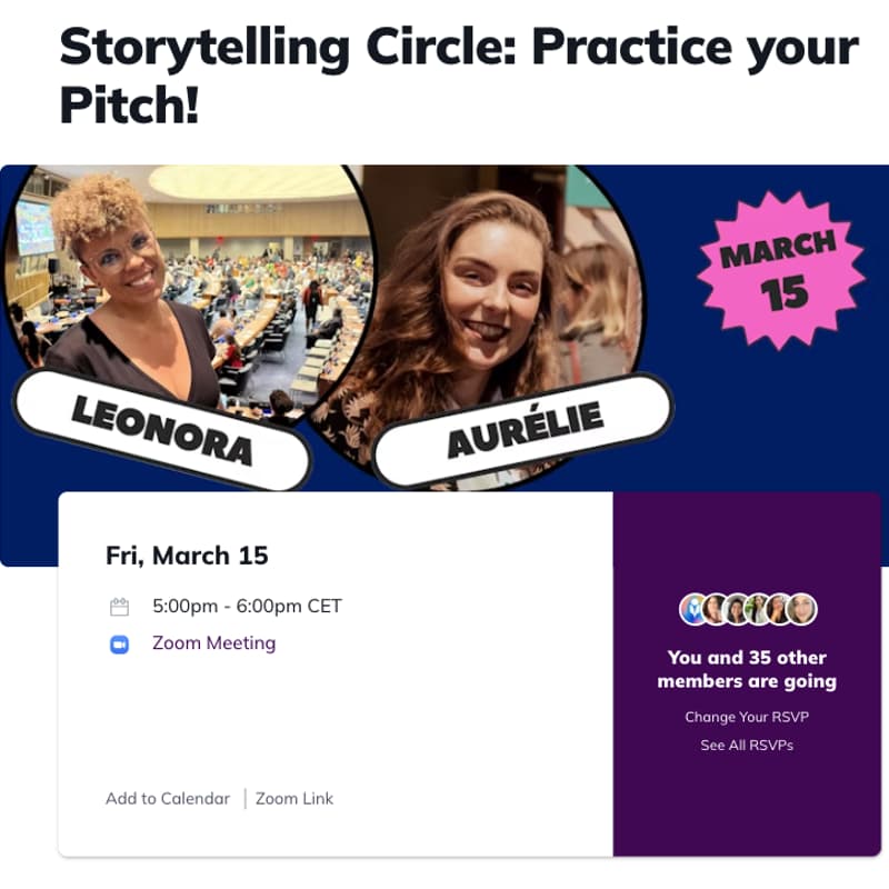 Cover Image for Storytelling workshop to practice your pitch
