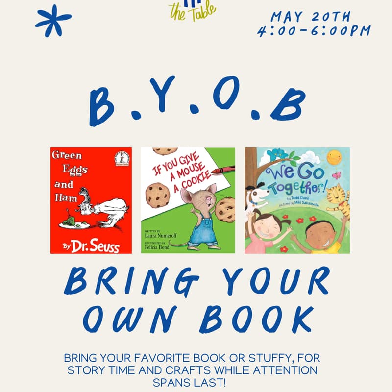 Cover Image for B.Y.O.B - Bring Your Own Book: Kids Storytime